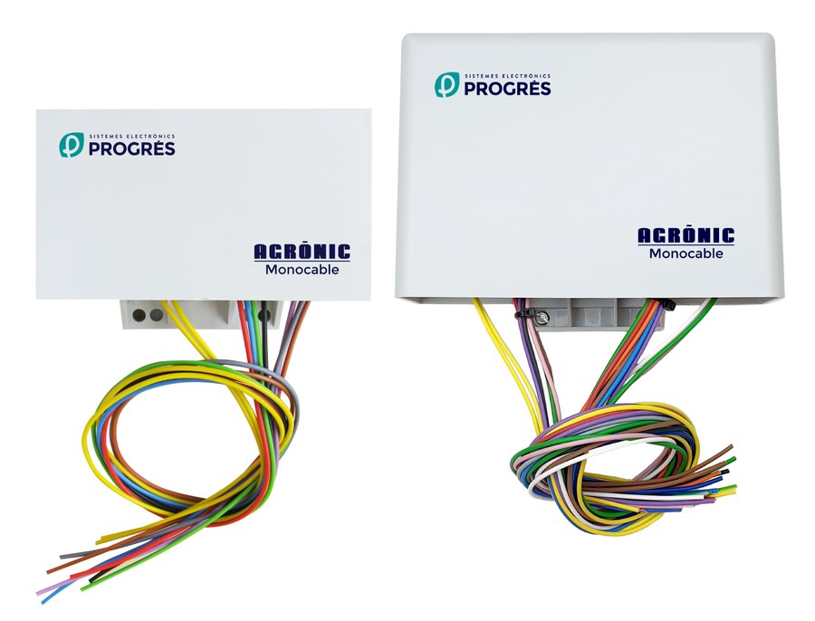 Dois modelos de módulo Agrónic Monocable